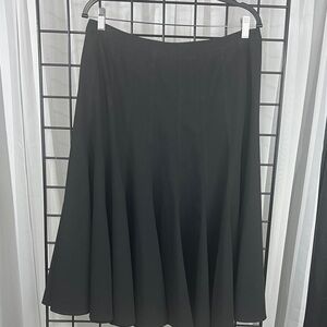 INC International Concepts Black A-Line Skirt